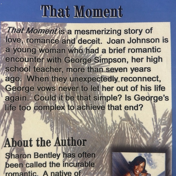 🧚♀️3/$12🧚♀️ That Moment. Signed copy - Picture 3 of 3